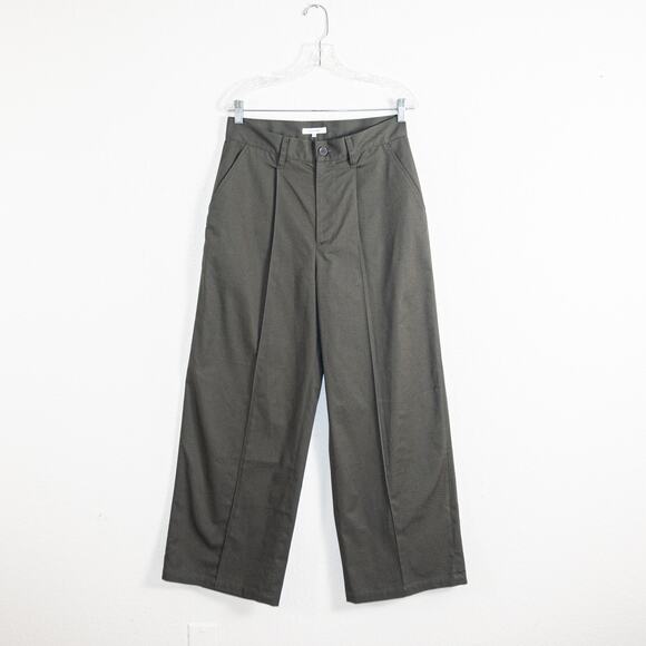 SAYATOMO Japan 1-Tack Baggy Trouser Pants in Olive size 2 (fit30x29) - Picture 1 of 10